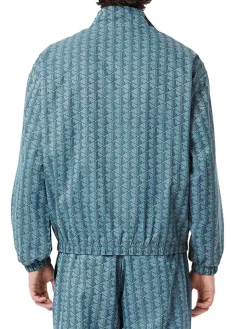 Giacca a vento di Parigi in nylon azzurro