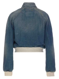 Giacca angosciata in denim