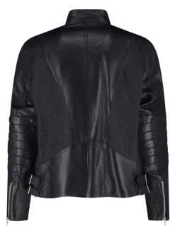 Giacca Biker In Pelle