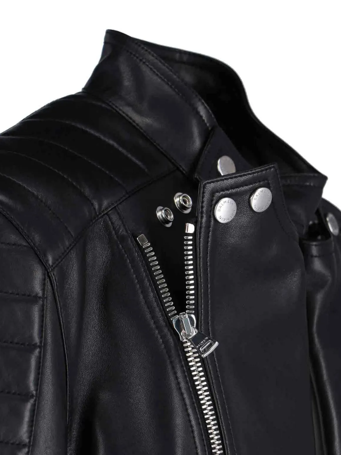 Giacca Biker In Pelle