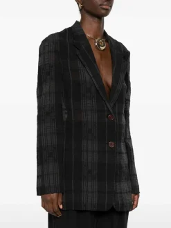 Giacca blazer a petto singolo
