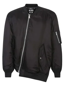 Giacca bomber asimmetrica