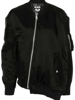 Giacca bomber asimmetrica