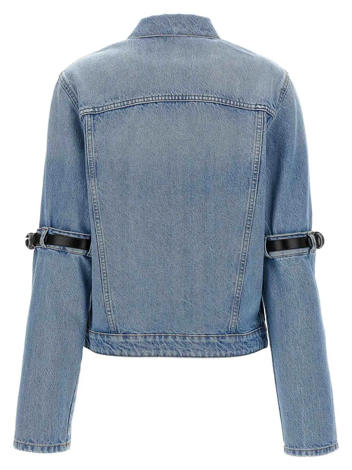 Giacca corta ibrida in denim