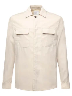 Giacca da camicia di cotone