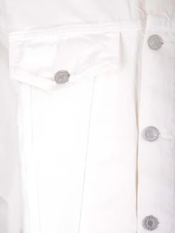 Giacca Dorian in denim bianco