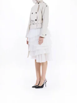 Giacca in cotone twill corta