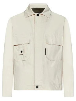 Giacca in denim bianco