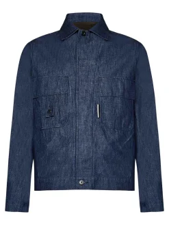 Giacca in denim blu