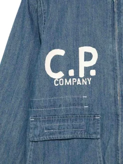 Giacca in denim con cappuccio con tasche