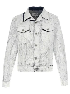 Giacca in jeans di brevetto
