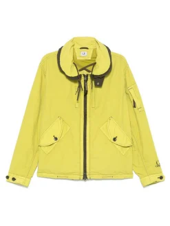 Giacca in nylon verde di avocado