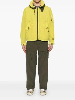 Giacca in nylon verde di avocado