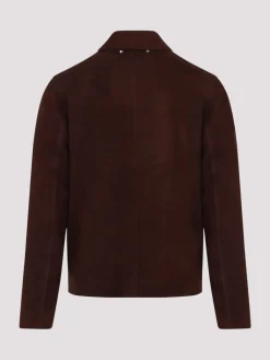 Giacca in pelle in forma regolare
