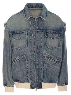 Giacca oversize di denim