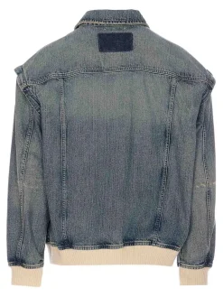 Giacca oversize di denim