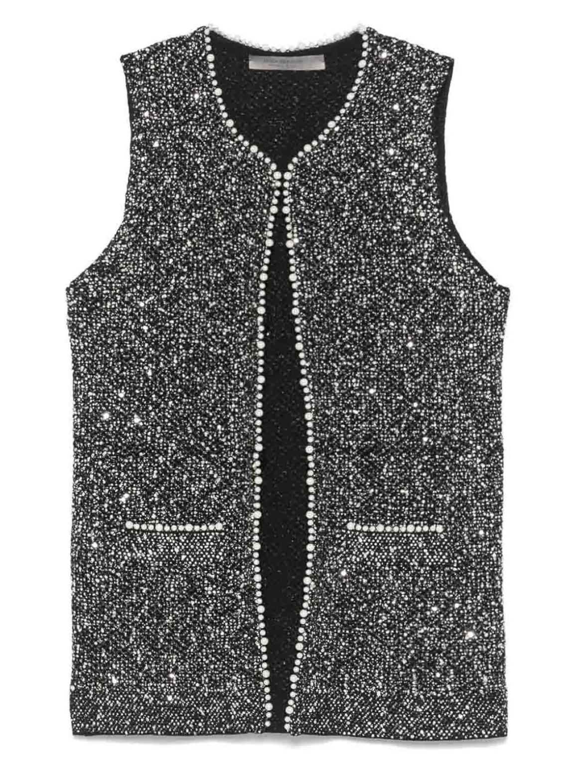Gilet nero con dettagli
