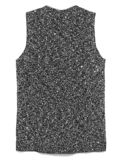 Gilet nero con dettagli