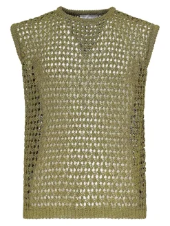 Giubbotto a maglia aperta
