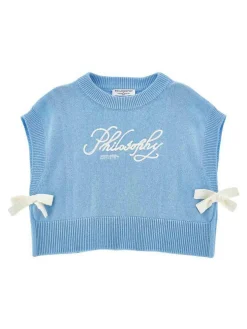 Giubbotto azzurro in cotone