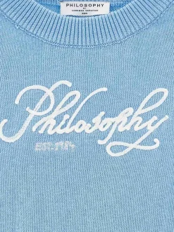 Giubbotto azzurro in cotone