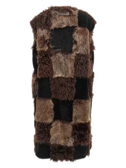 Giubbotto di shearling lungo