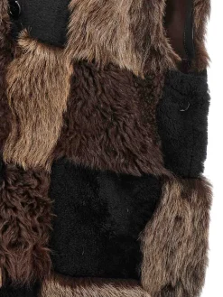 Giubbotto di shearling lungo