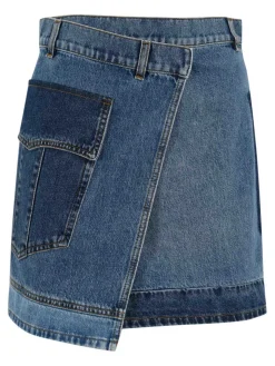 Gonna di carico in denim