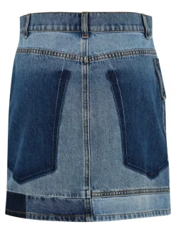 Gonna di carico in denim