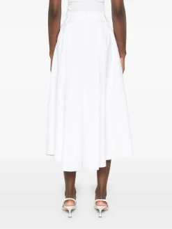 Gonna midi power poplin