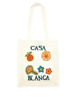 Grande borsa all'uncinetto