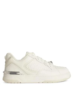 Greca White Leather Blend Sneaker