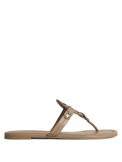 Infradito Miller in pelle beige