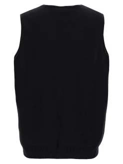 Jacquard Logo Vest