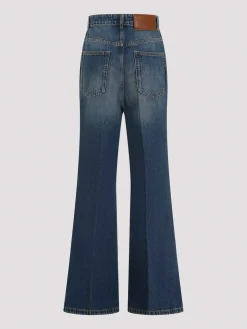 Jeans a gamba larga