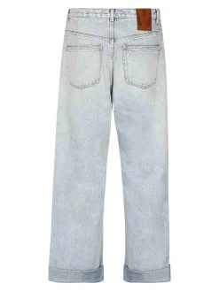 Jeans a gamba larga