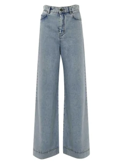 Jeans a gamba larga vega in denim chiaro