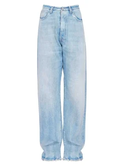 Jeans a gamba retta a cinque tazze