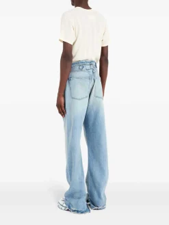 Jeans a gamba retta a cinque tazze