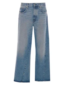 Jeans a torsione larghi
