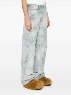Jeans azzurro con un motivo
