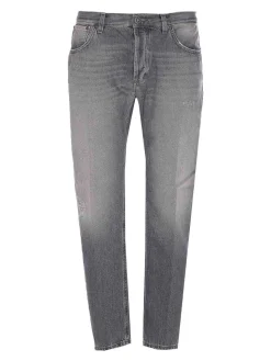 Jeans brighton grigi con pulsanti chiusura