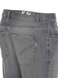 Jeans brighton grigi con pulsanti chiusura