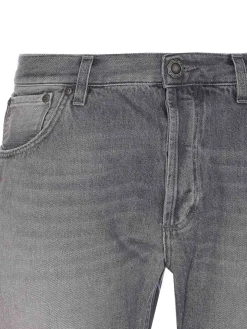 Jeans brighton grigi con pulsanti chiusura
