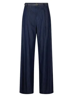 Jeans Con Pieghe