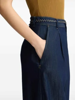 Jeans Con Pieghe