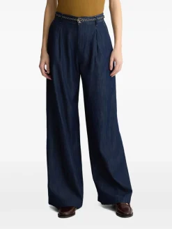 Jeans Con Pieghe