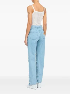 Jeans Con Strappi