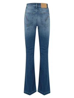 Jeans di bootcut di olivia in denim elastico