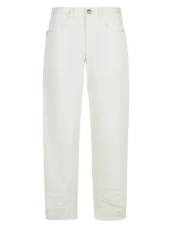 Jeans di cotone bianco